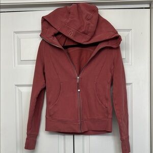 Lululemon Red Zip-Up Hoodie